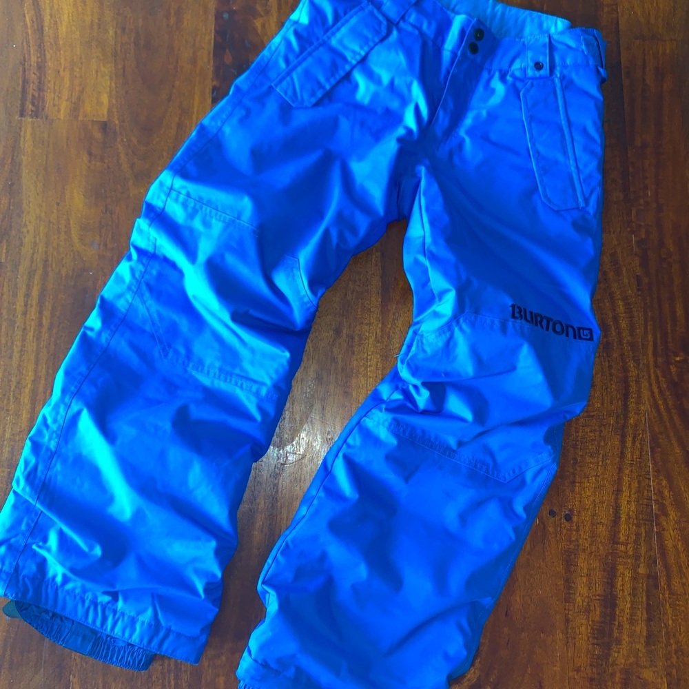 Burton snow pants blue size medium